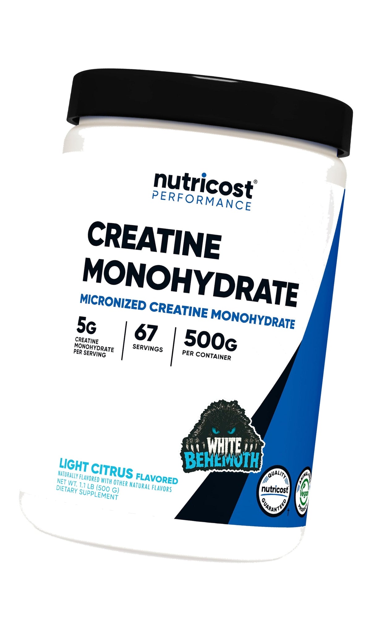 Nutricost Creatine Monohydrate Powder (White Behemoth) 500 Gram