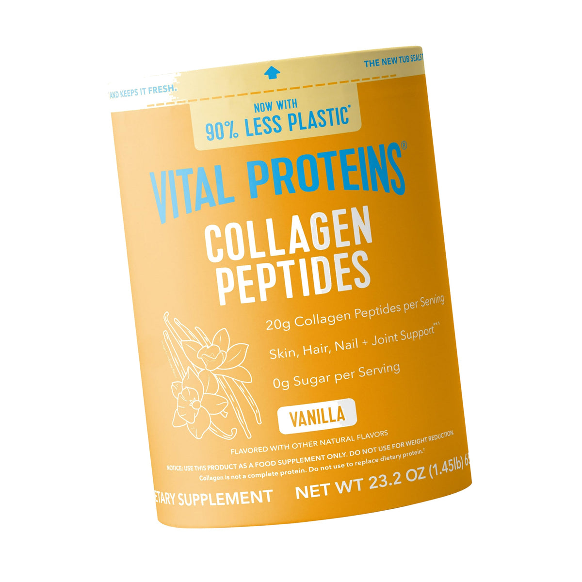 Vital Proteins Collagen Peptides Powder, Vanilla, 23.2oz