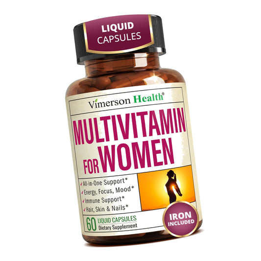 Multivitamin for Women – VIT & Minerals – Daily Wellness – 60 Liquid Caps