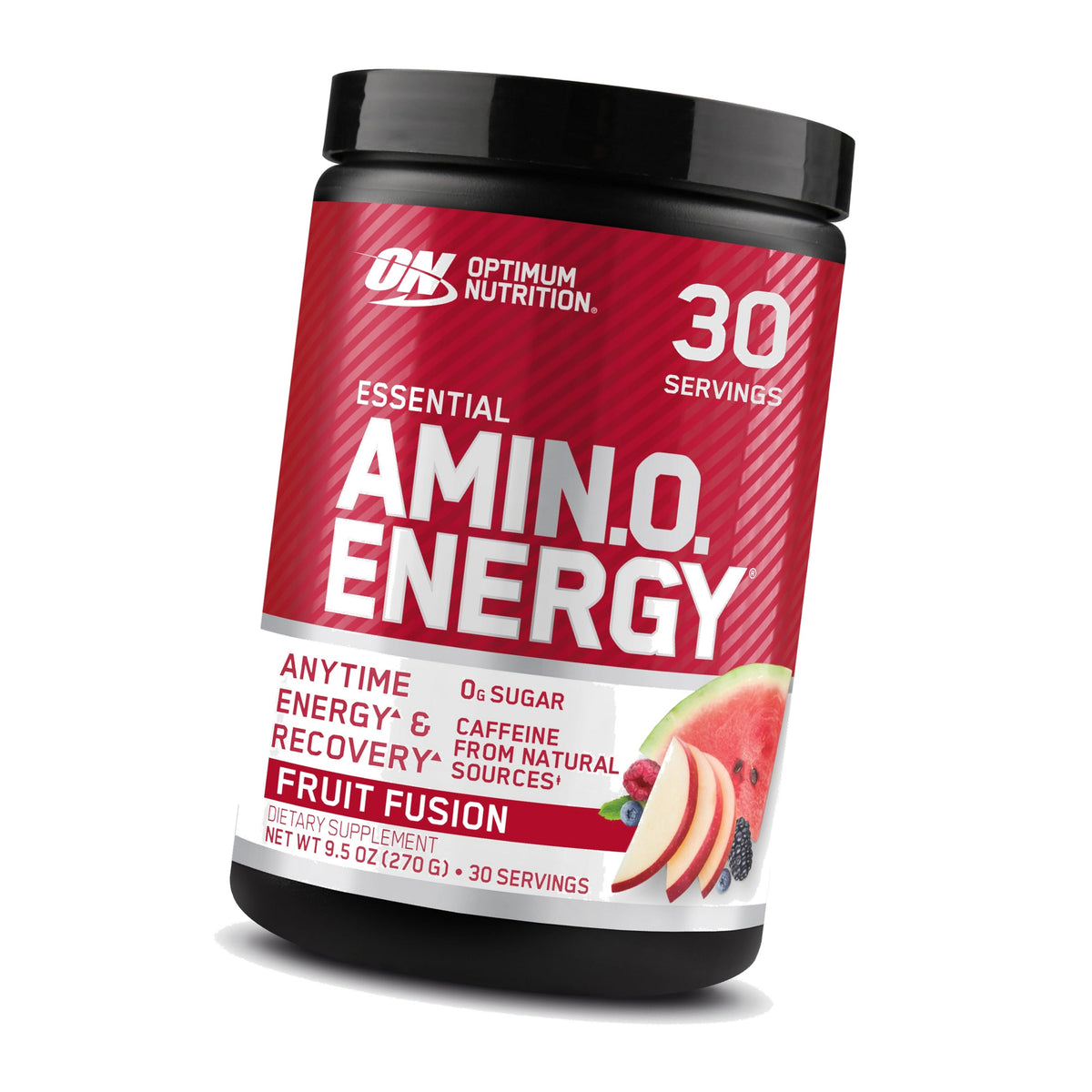 Optimum Nutrition Amino Energy - Pre Workout with Green Tea, BCAA, Amino Acids, Keto Friendly, Green Coffee Extract, Energy Powder - Fruit Fusion, 30 Servings (Packaging May Vary)