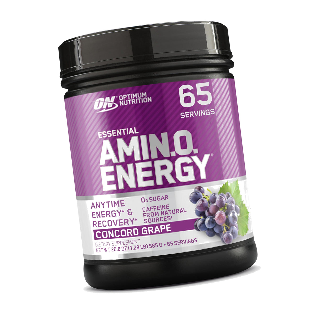 Optimum Nutrition Amino Energy Powder, Concord Grape, 1 LB