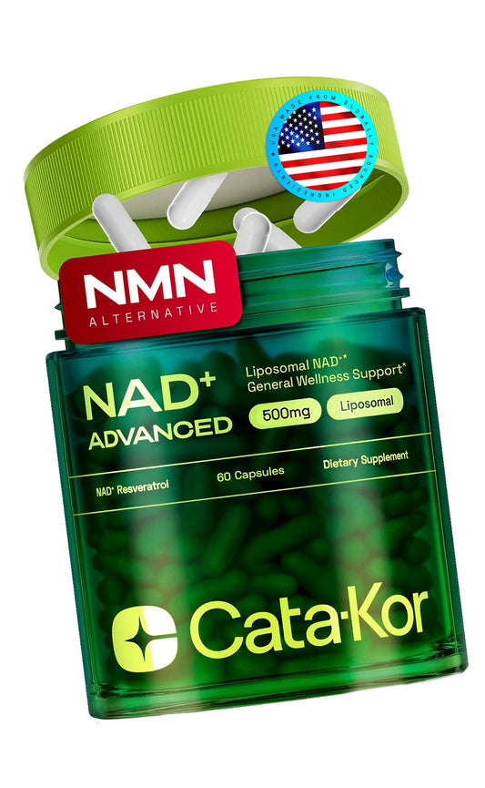 Cata-Kor Liposomal NAD+ Supplement with Resveratrol – Advanced NAD Resveratrol