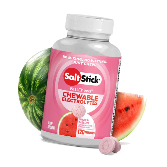 SaltStick High Sodium Electrolyte FastChews - Watermelon, 120 Tablets