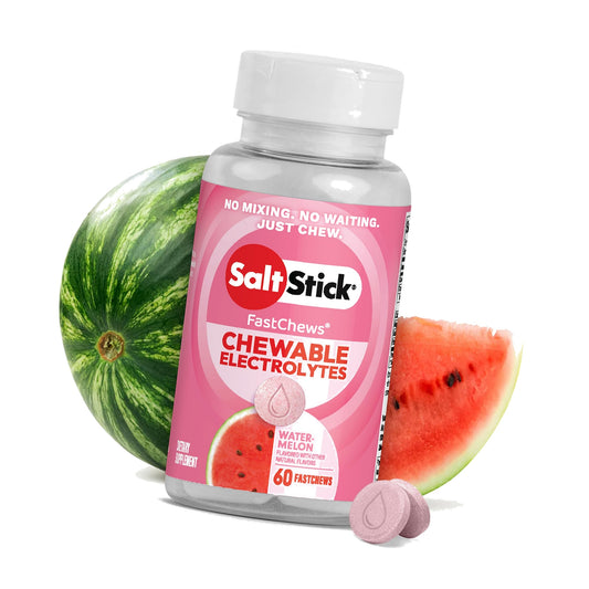 SaltStick High Sodium Electrolyte FastChews - Watermelon, 60 Tablets