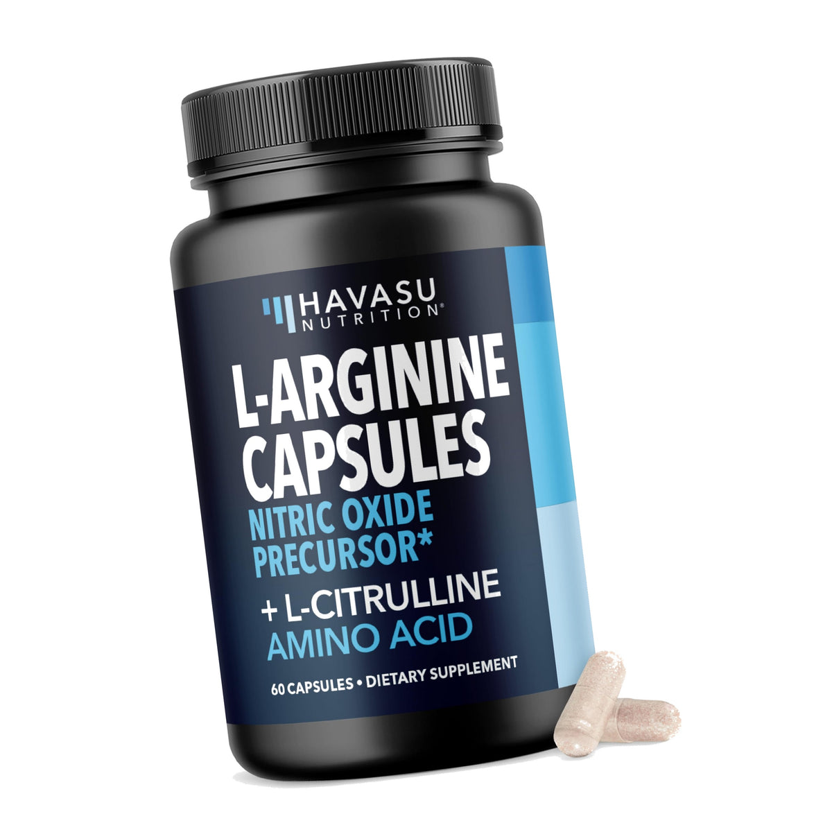 L-Arginine and L-Citrulline for Men, Nitric Oxide Support, 30 Servings