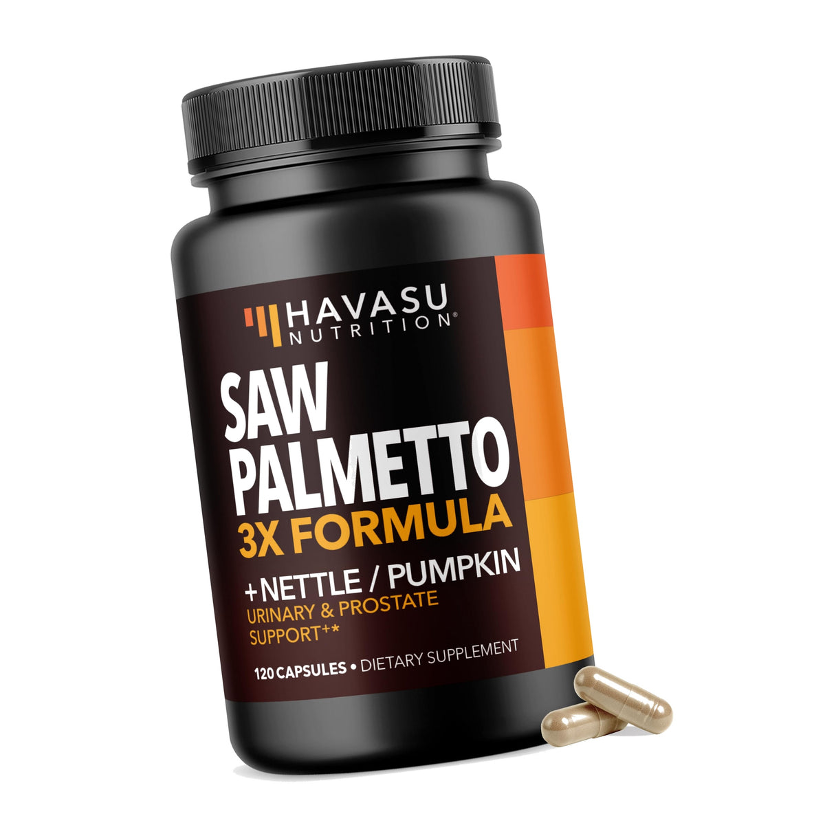 Saw Palmetto with Pumpkin & Nettle, Prostate Health Supplement, 120 Count