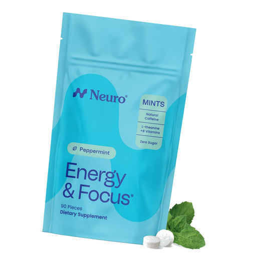 Neuro Energy & Focus Mints, Peppermint, 90 Count