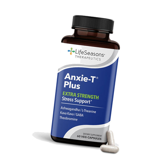 LifeSeasons Anxie-T+ Extra Strength Stress Relief Supplement - 60 Capsules
