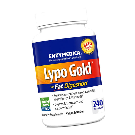 Enzymedica Lypo Gold - Enzyme Supplement for Fat Digestion - 240 Capsules