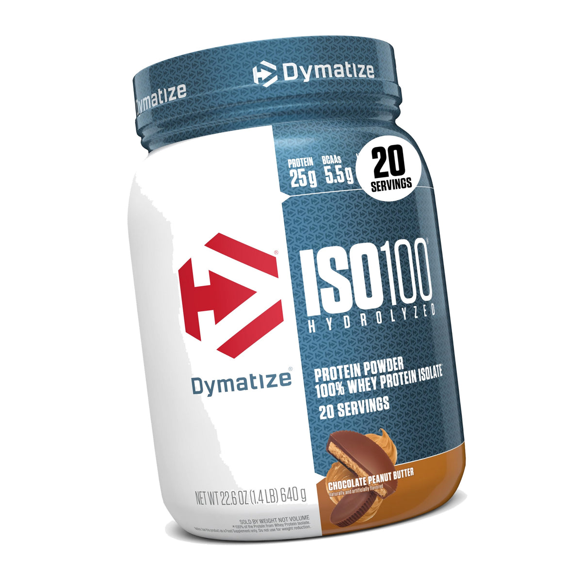 Dymatize ISO100 Protein Powder, 100% Whey Isolate, Chocolate Peanut Butter