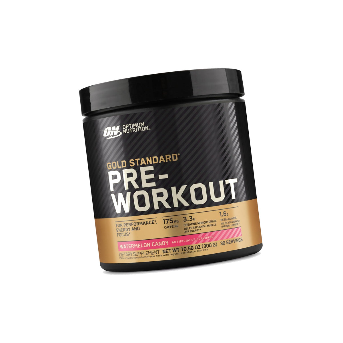 Optimum Nutrition Gold Standard Pre-Workout Powder, Watermelon Candy 10.6Oz