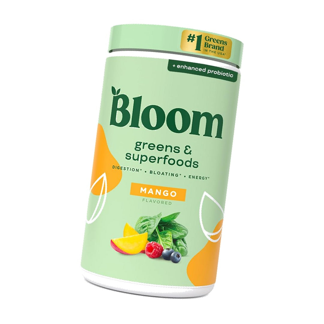 Bloom Nutrition Superfood Greens Powder, Mango, 60 Servings