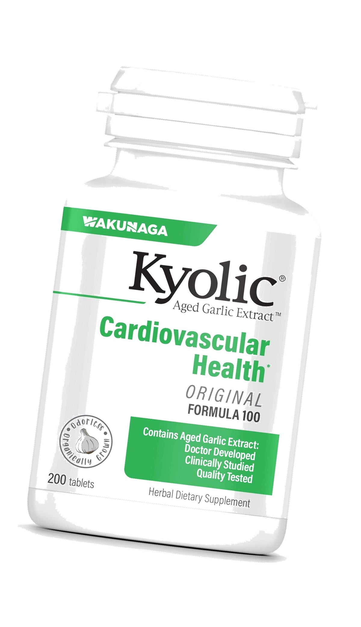 Kyolic Aged Garlic Extract Cardiovascular Health* Formula 100, 200 Tablets