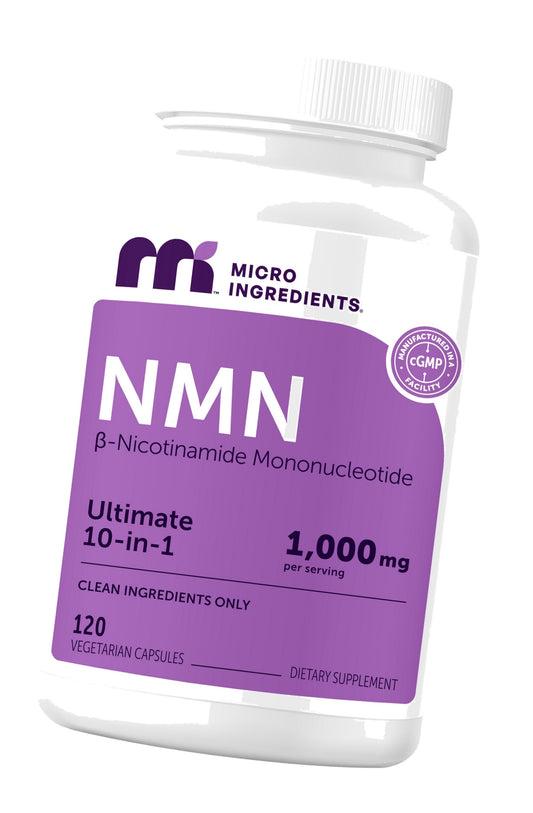 Micro Ingredients NMN Complex 1000mg Per Serving, 120 Veggie Capsules