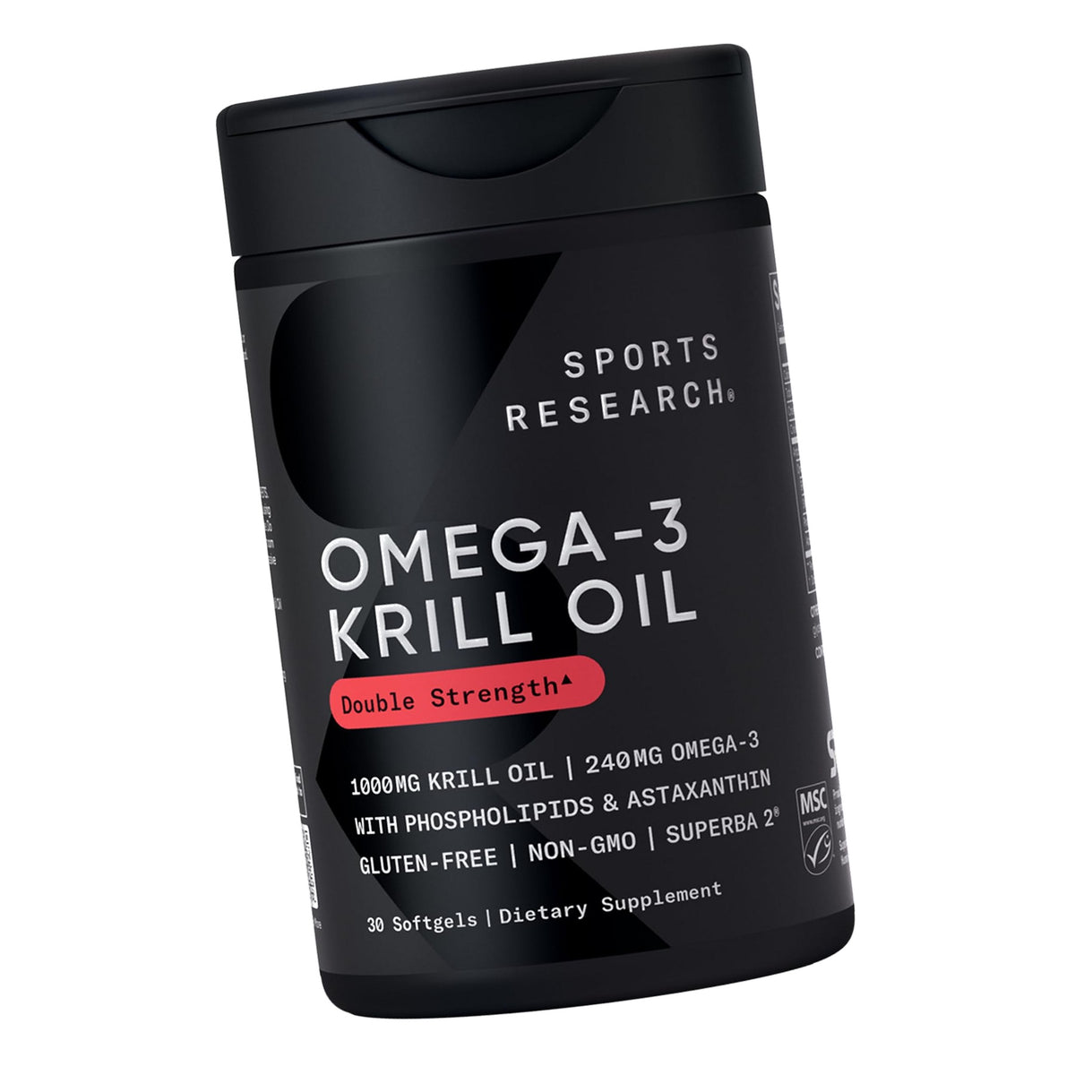 Sports Research® Antarctic Omega-3 Krill Oil 1000mg, 30 Softgels