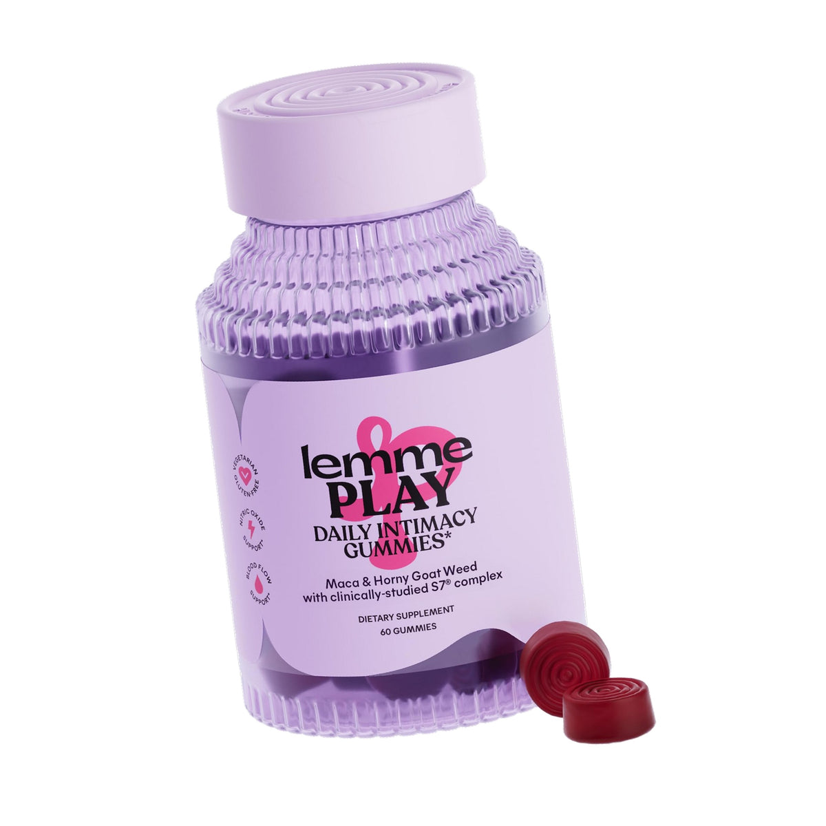 Lemme Play Daily Intimacy Gummies for Women and Men, 30-Day Supply