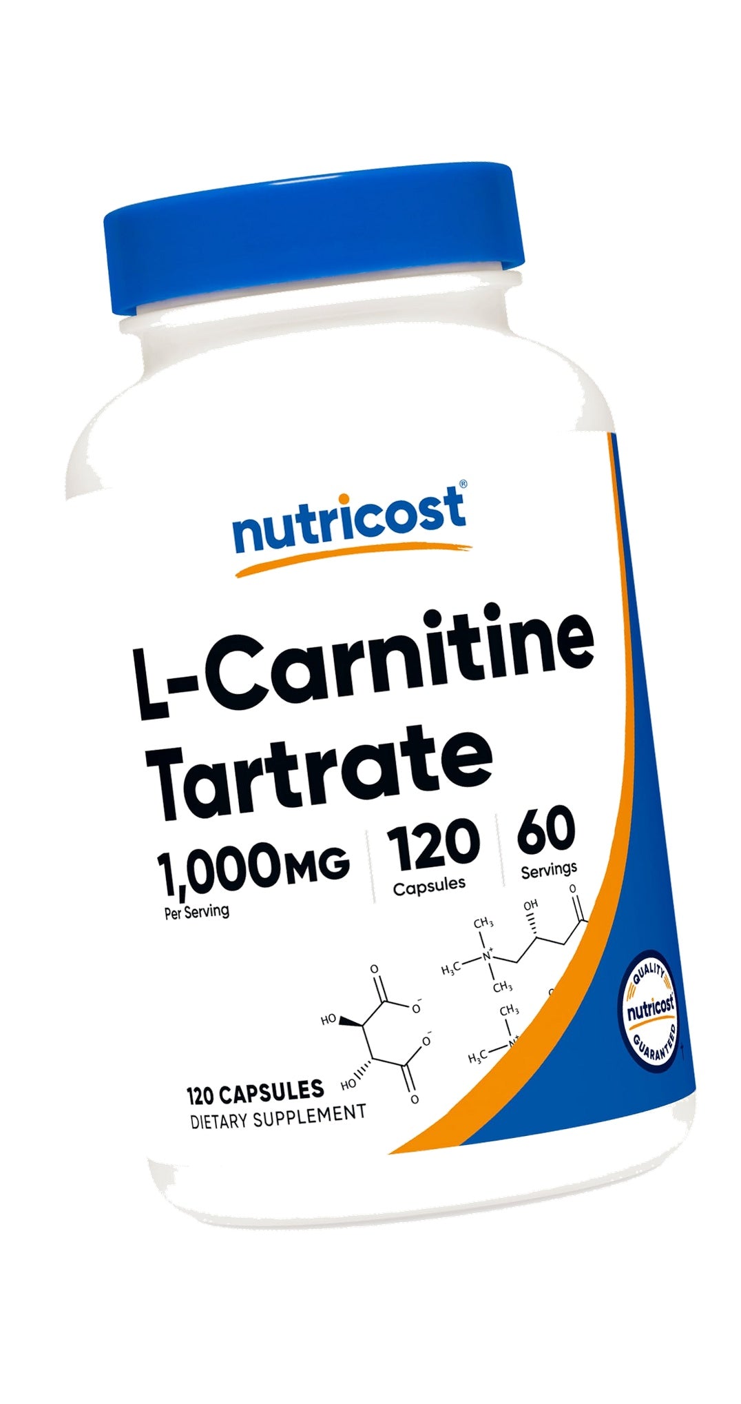 Nutricost L-Carnitine Tartrate 1000mg, 120 Capsules, 60 Servings