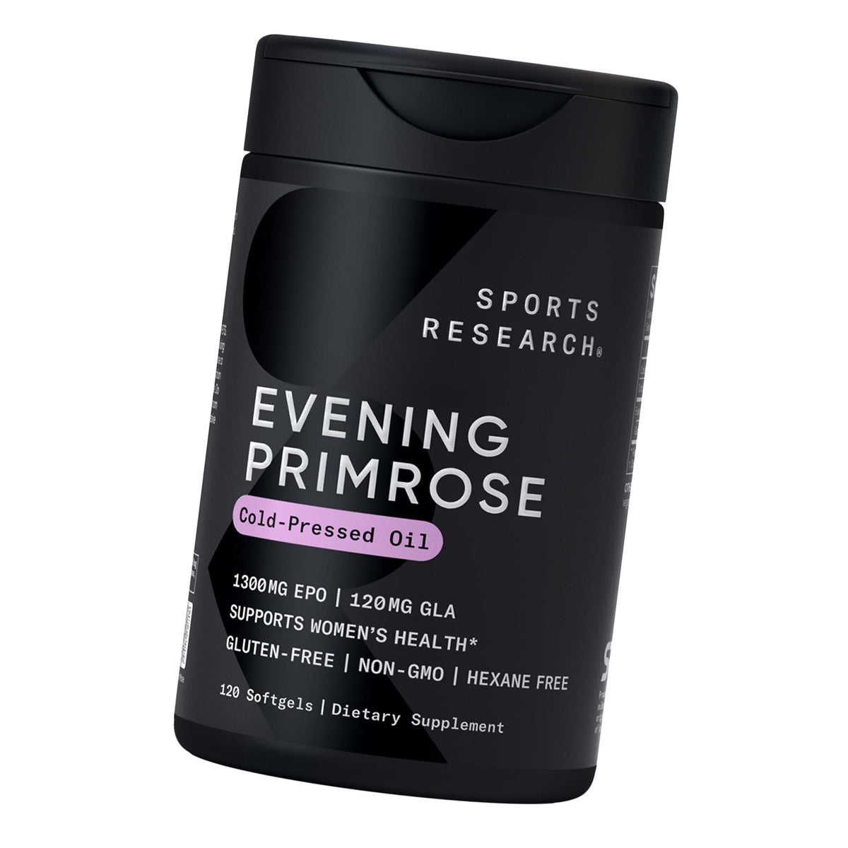 Sports Research® Evening Primrose Oil 1300mg, 120 Softgels
