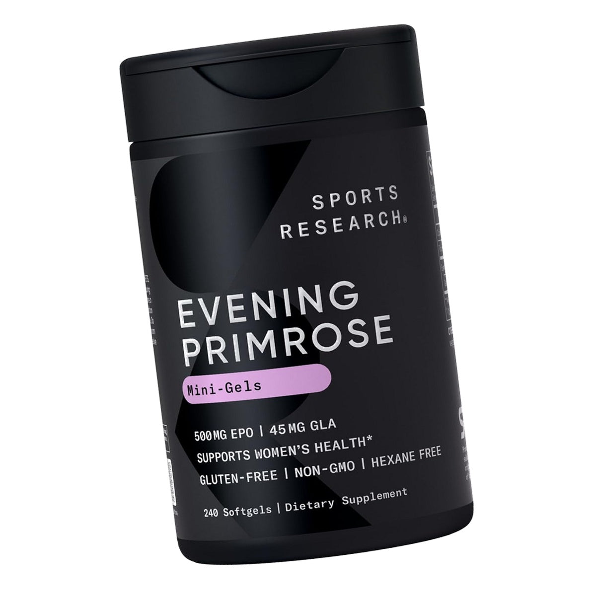 Sports Research® Evening Primrose Oil 500mg, 240 Mini-Softgels