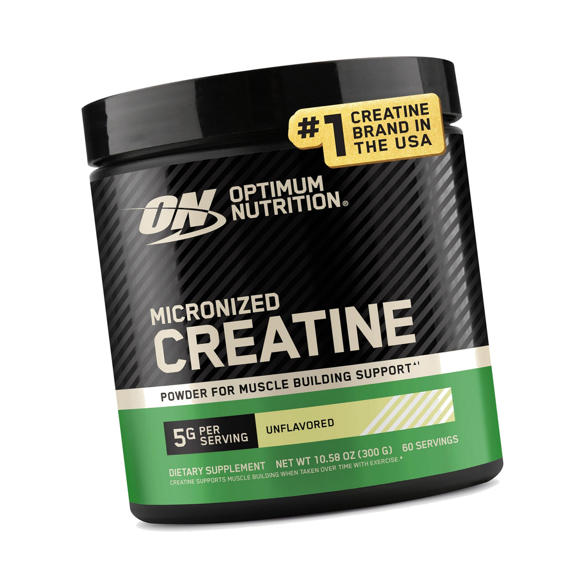 Optimum Nutrition Creatine Monohydrate Powder, Unflavored, 60 Servings
