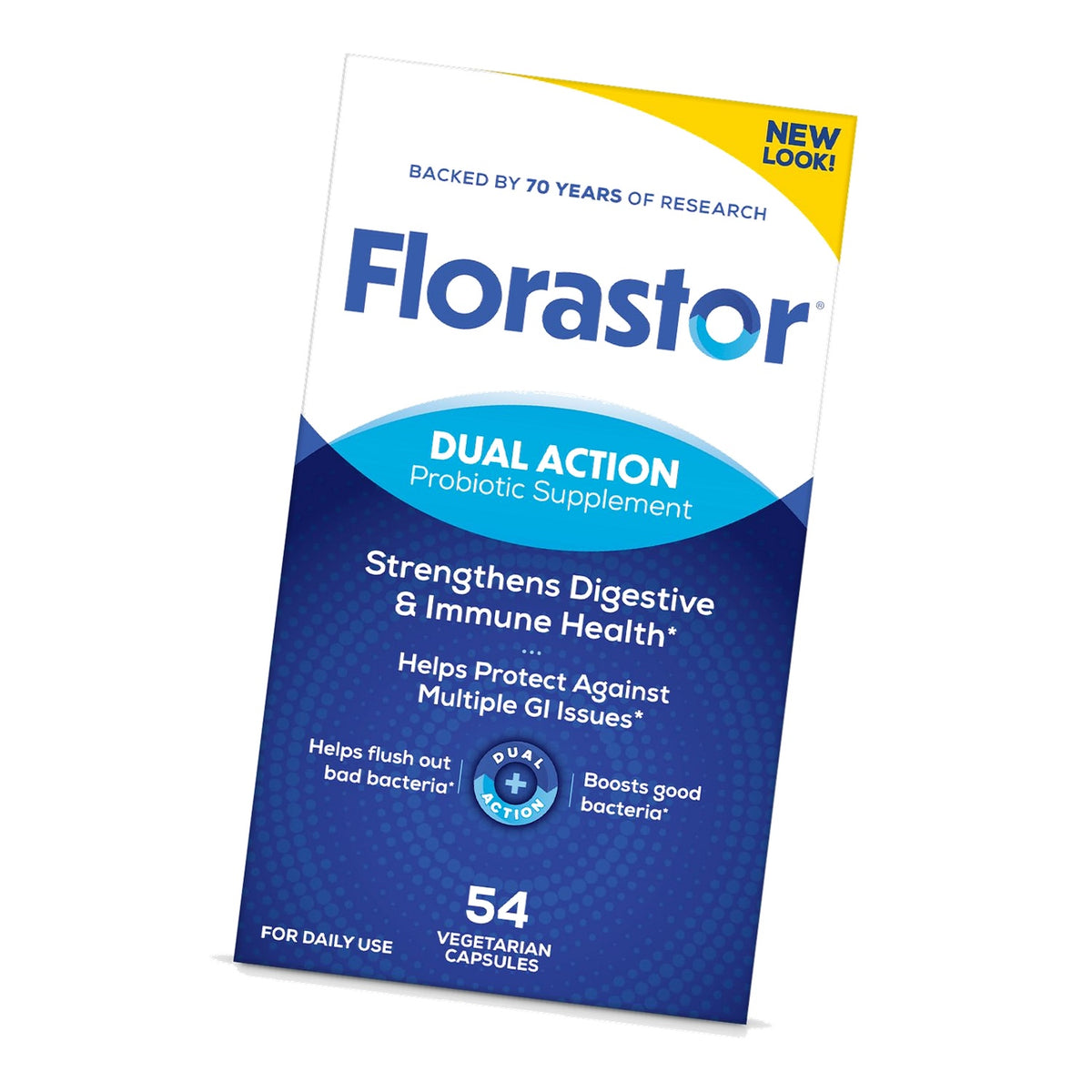 Florastor Probiotic for Digestive and Immune Health, 54 Capsules