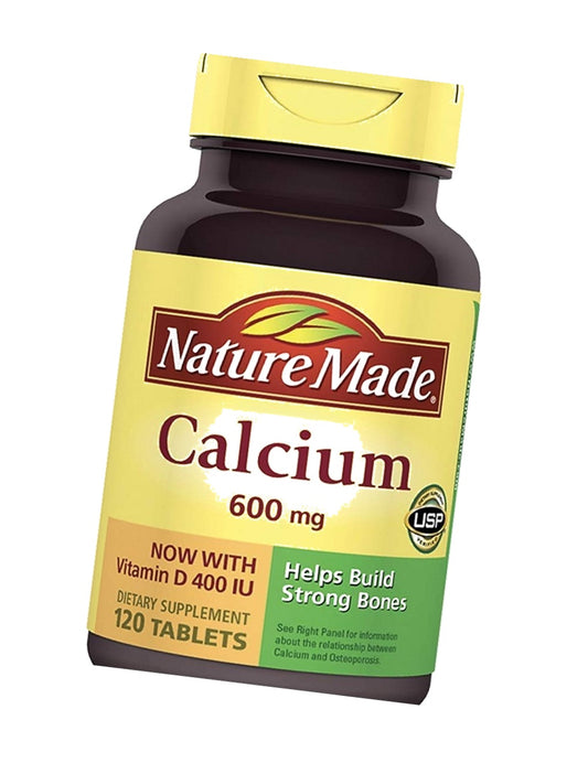 Nature Made Calcium 600 mg with Vitamin D - 120 Tablets by Nature Made