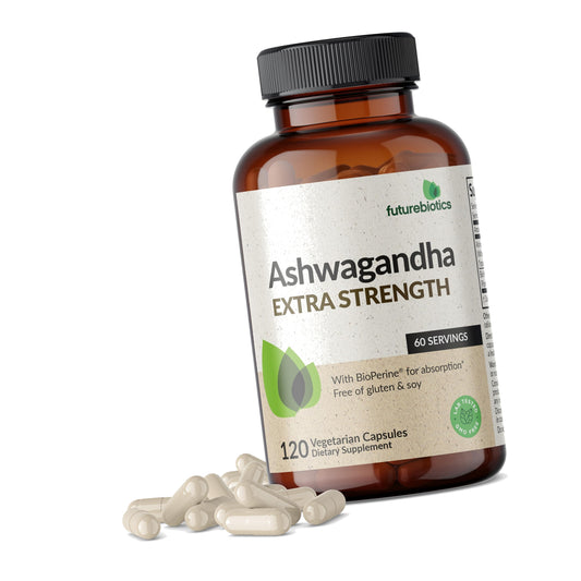 Futurebiotics Ashwagandha Extra Strength Stress & Mood Support 120 Capsules
