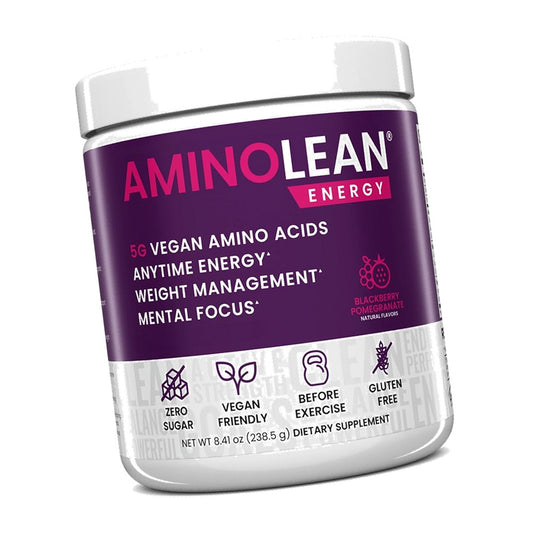 AminoLean Pre Workout Powder - Natural Amino Energy with Vegan Amino Acids