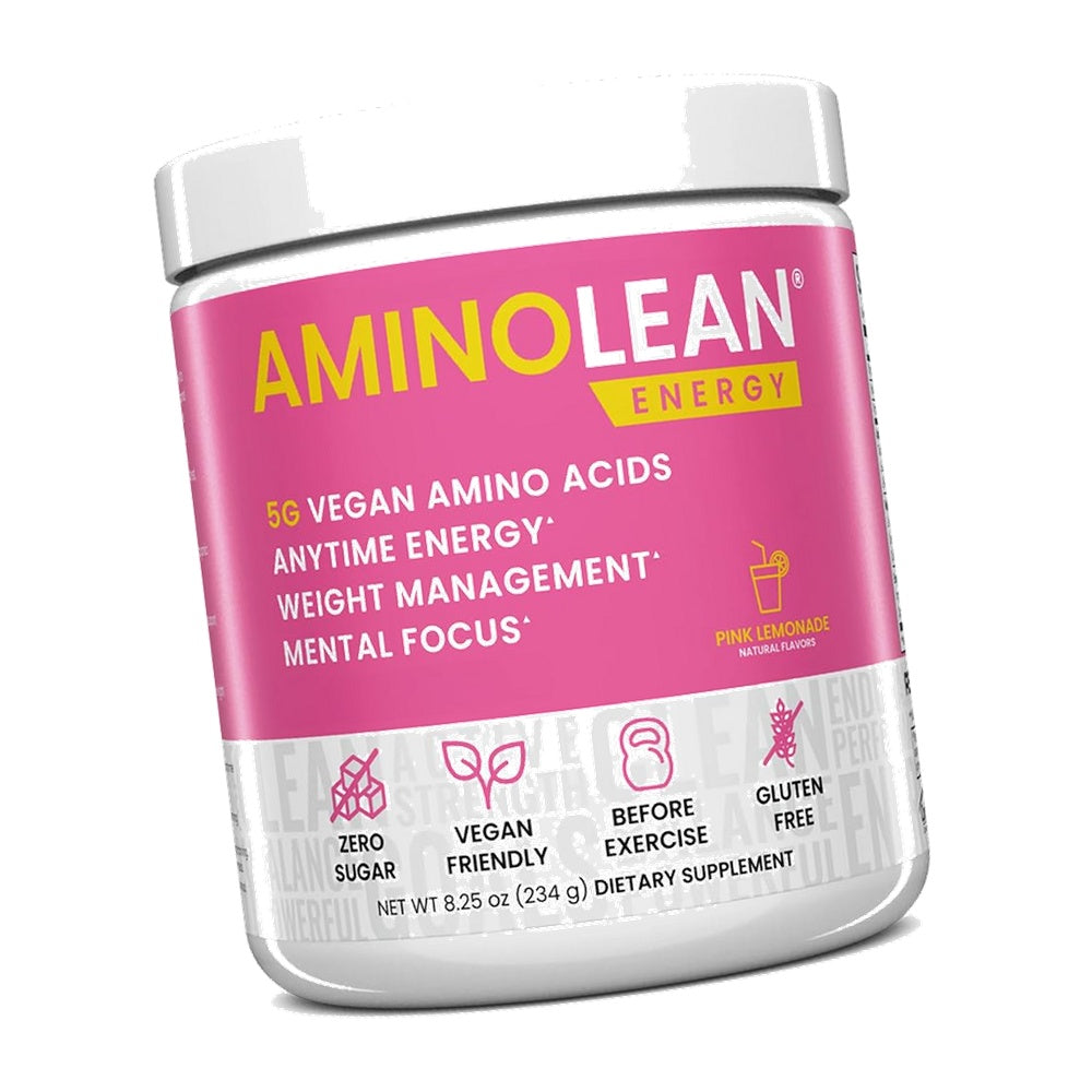 AminoLean Pre Workout Powder - Natural Amino Energy with Vegan Amino Acids