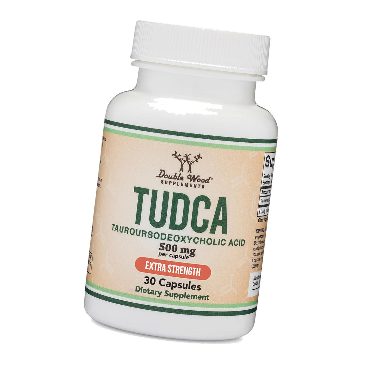 TUDCA, Extra Strength 500mg Capsule, Tauroursodeoxycholic Acid, 30 Capsules