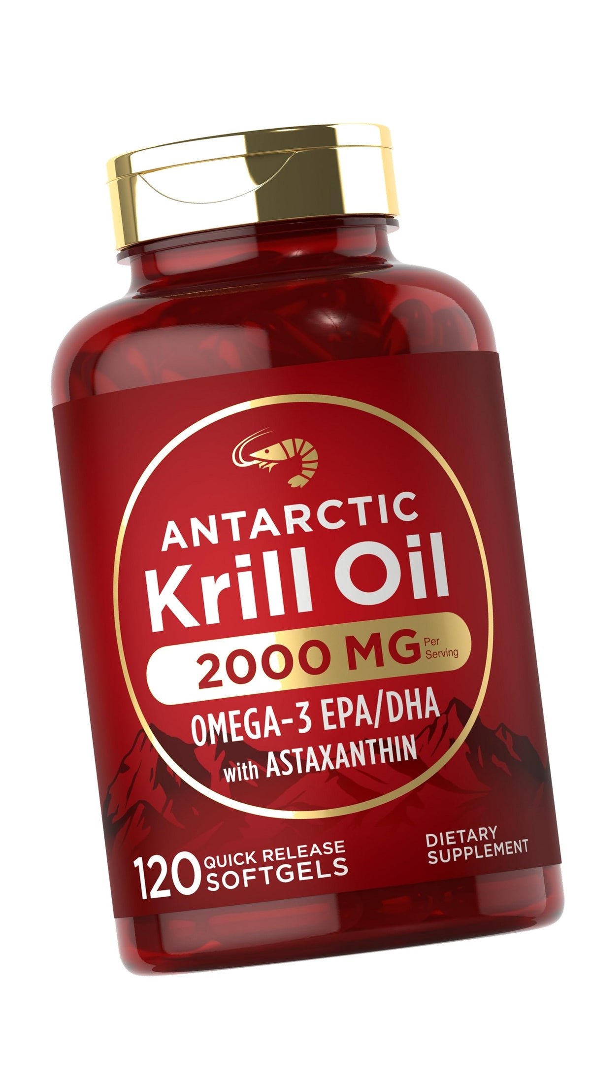 Carlyle Antarctic Krill Oil 2000mg | 120 Softgels | Maximum Strength