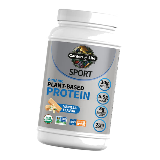 Garden of Life Sport Organic Vegan Protein Powder, Vanilla, 19 Servings