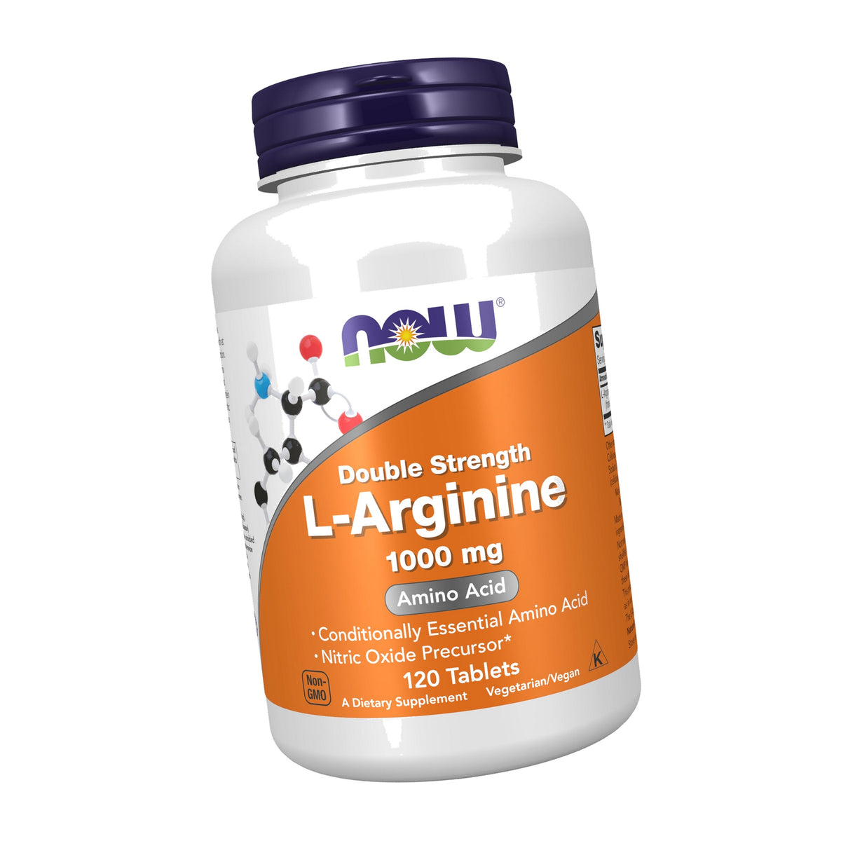 NOW Supplements, L-Arginine 1,000 mg, Amino Acid, 120 Tabs