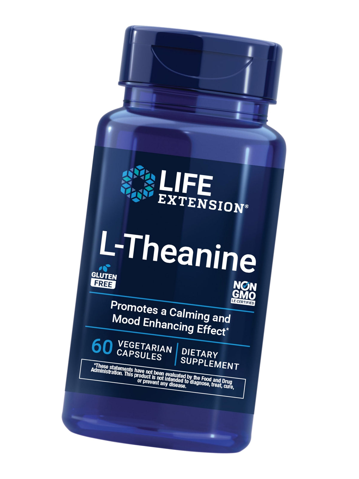 Life Extension L-Theanine, 100 mg, Relaxation, 60 Capsules