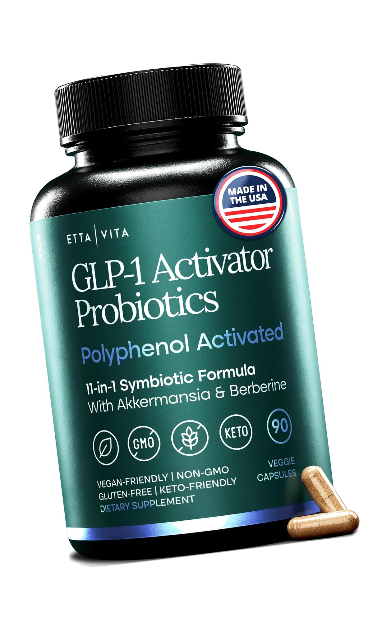 Clinically Studied GLP 1 Support Supplement with Akkermansia & Berberine