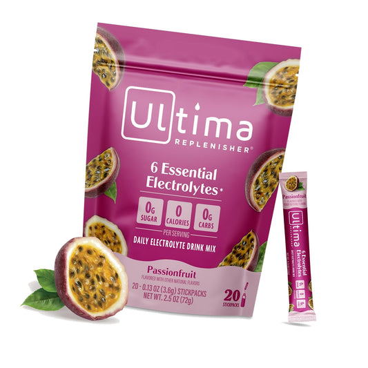 Ultima Replenisher Passionfruit Electrolyte Packets, 20 Stickpacks