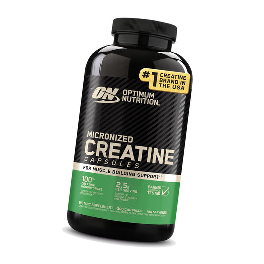 Optimum Nutrition Micronized Creatine Monohydrate Capsules, 300 Ct