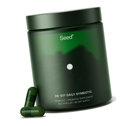 Seed DS-01 Daily Synbiotic - Adult Probiotic + Prebiotic - 30-Days with Jar