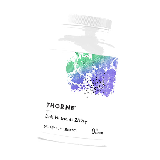 THORNE Basic Nutrients 2/Day, Vitamin & Mineral Formula, 120 Capsules