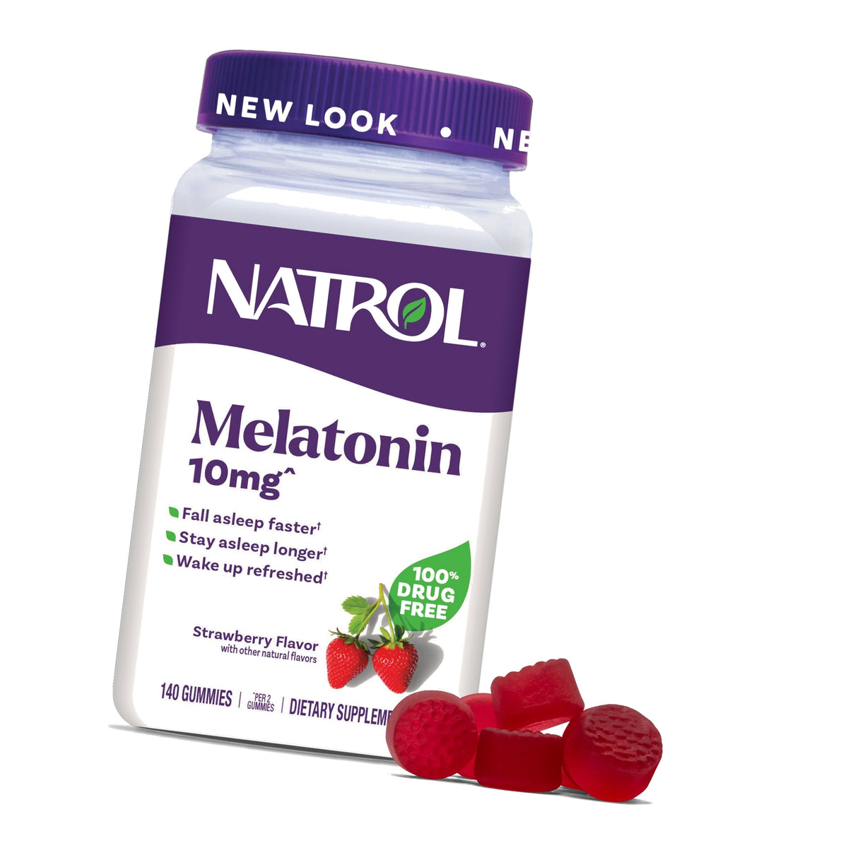 Natrol Melatonin 10 mg Gummies, Sleep Support for Adults, 140 Gummies