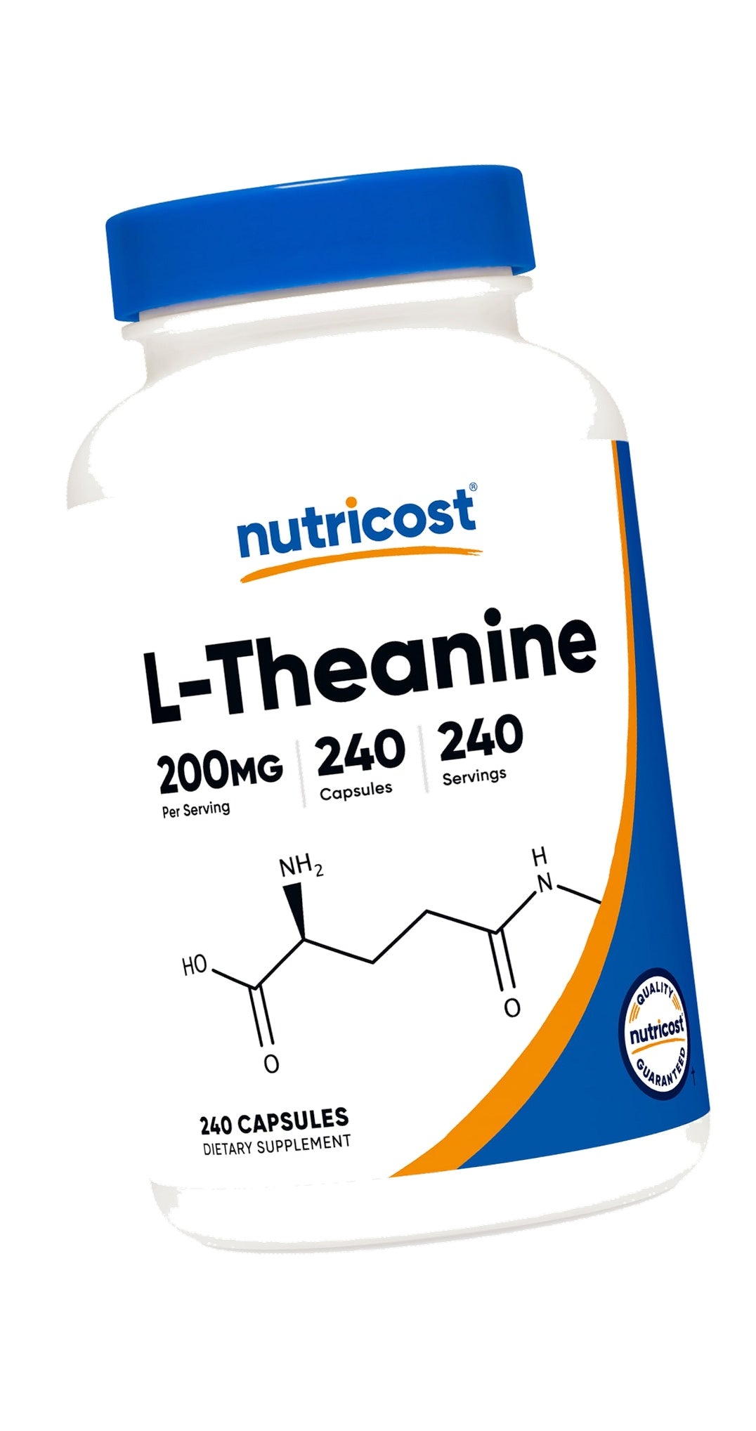 Nutricost L-Theanine 200mg, 240 Capsules - Double Strength