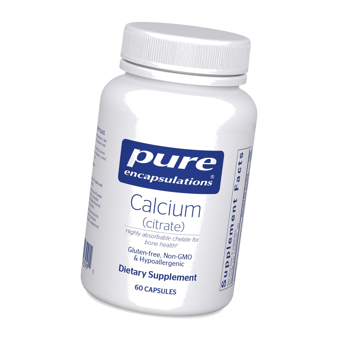 Pure Encapsulations Calcium (Citrate), 60 Capsules