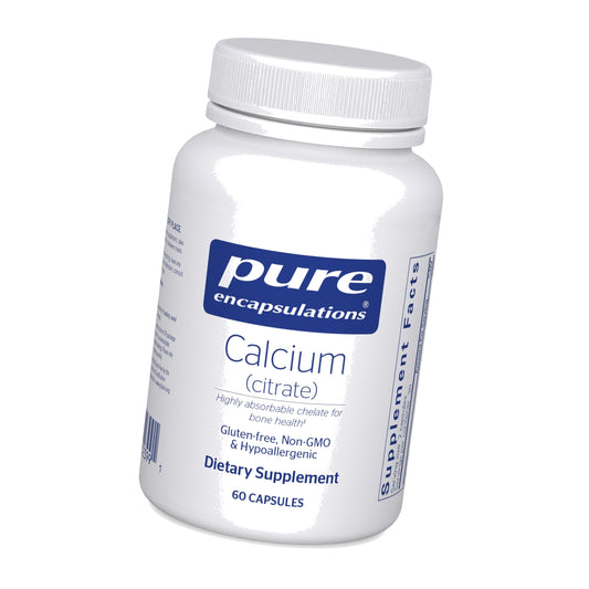 Pure Encapsulations Calcium (Citrate), 60 Capsules