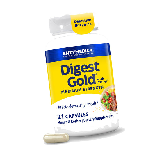Enzymedica Digest Gold, Maximum Strength, ATPro Energy Support - 21 Caps