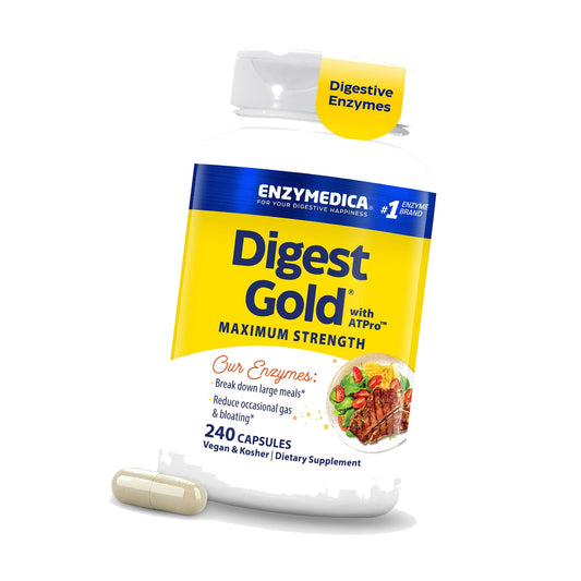 Enzymedica Digest Gold, Maximum Strength, ATPro Energy Support - 240 Caps
