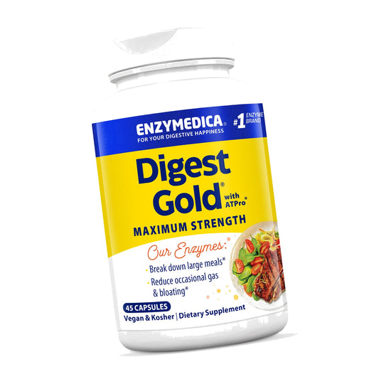 Enzymedica Digest Gold, Maximum Strength, ATPro Energy Support - 45 Caps