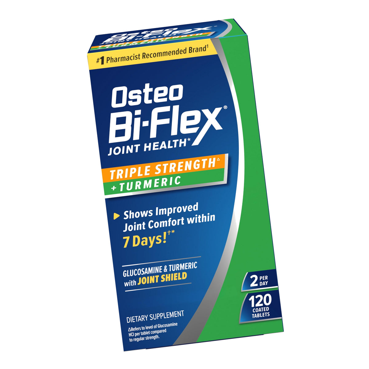 Osteo Bi-Flex Glucosamine Triple Strength Plus Turmeric Supplement, 120 Ct
