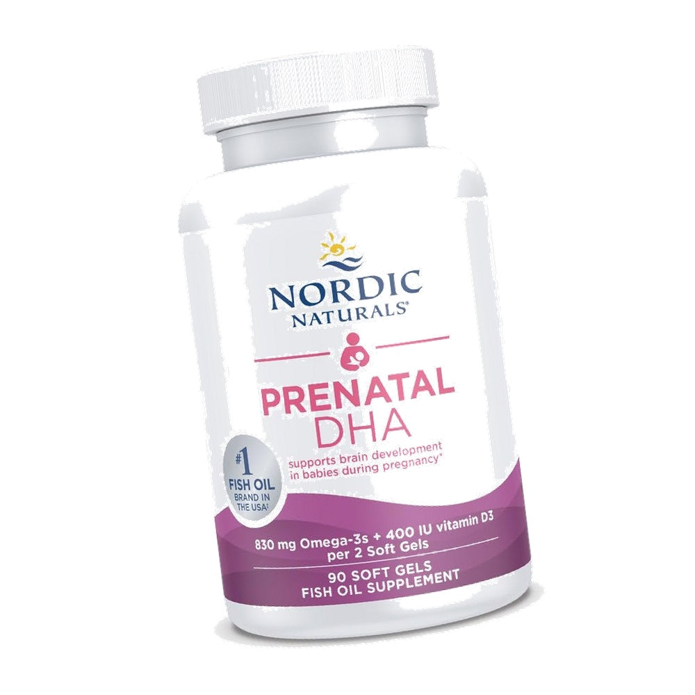 Nordic Naturals Prenatal DHA, Omega-3 + Vitamin D3, Unflavored - 90 Count