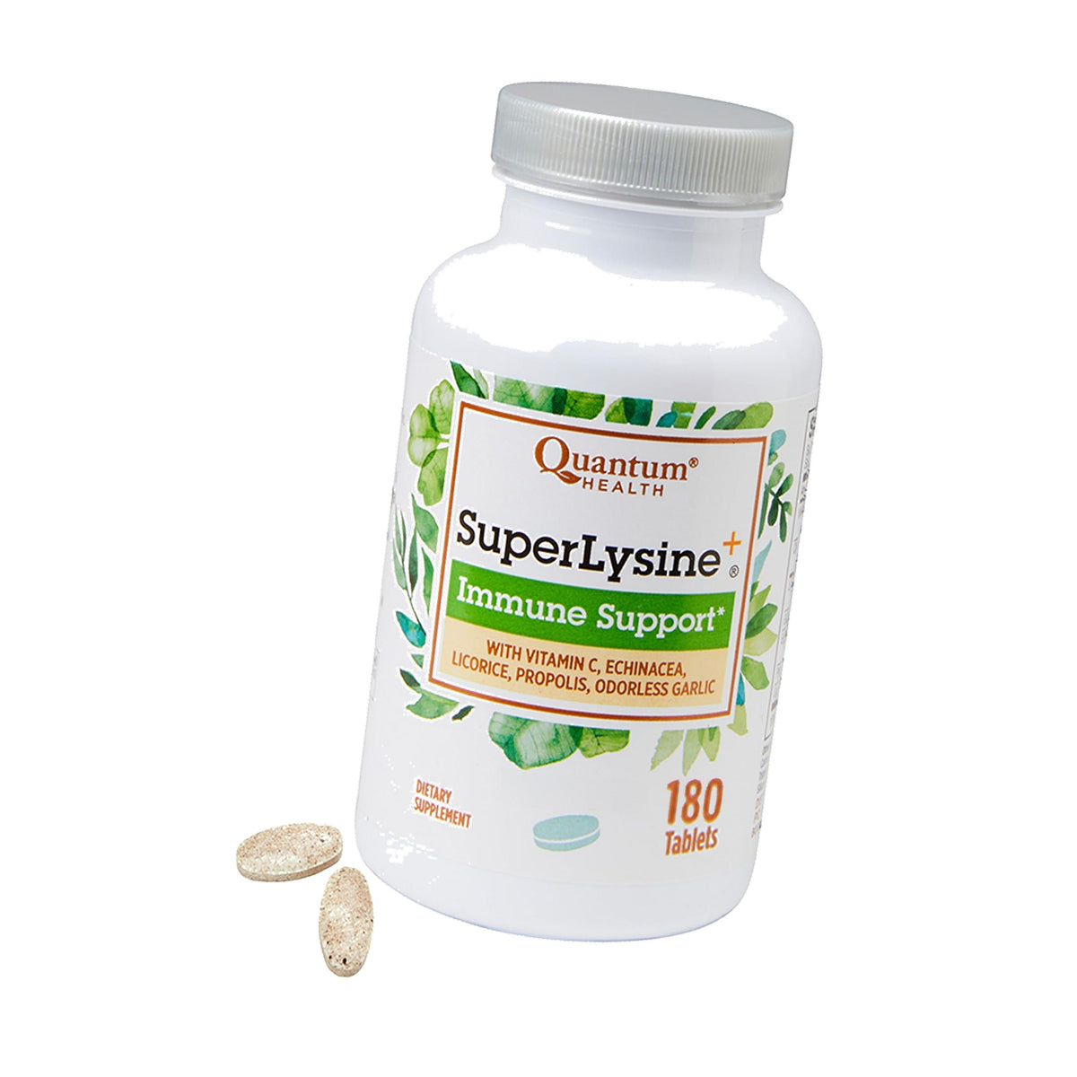 Quantum Health SuperLysine+ 1500mg L-lysine Immune Support 180 Tablets