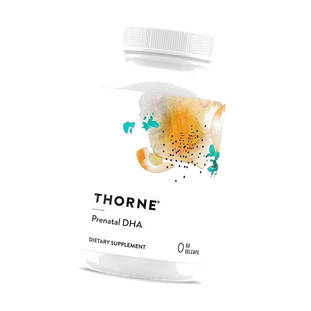 THORNE Prenatal DHA, Omega-3 Fish Oil with EPA & DHA, 60 Softgels
